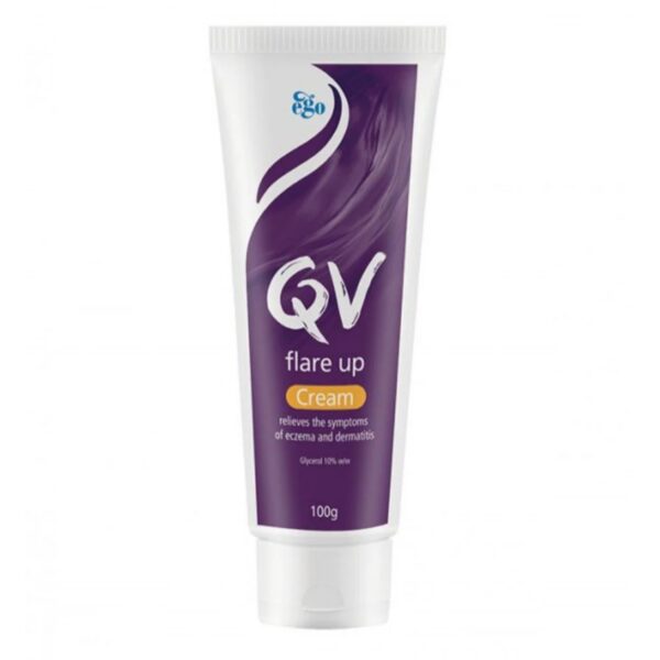 QV Flare Up Cream 100g إيجو كيو في كريم مرطب للإكزيما المتهيجة.